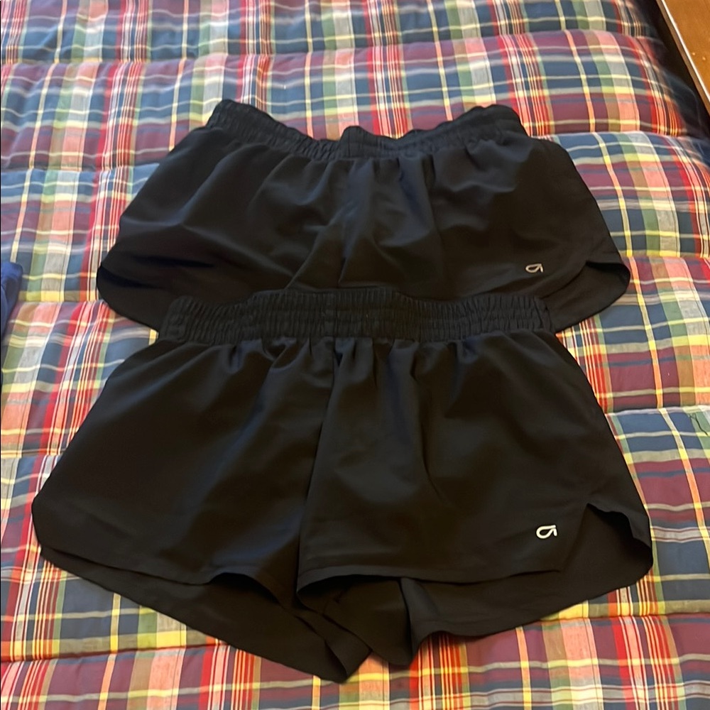 Women's Black Athletic Shorts